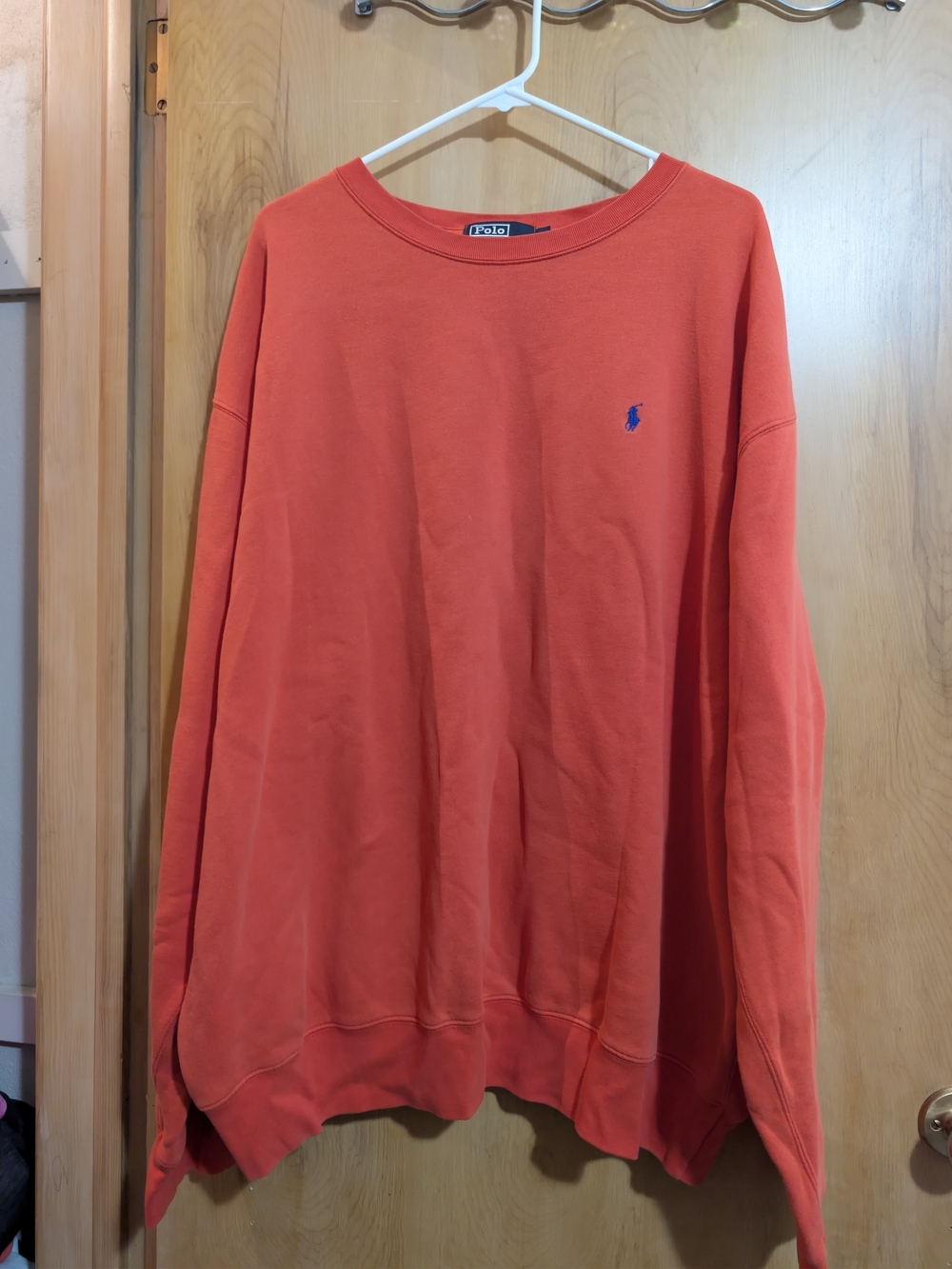 Polo by Ralph Lauren Orange Crewneck Sweater